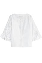 Peter Pilotto Peter Pilotto Cotton Blouse With Ruffled Sleeves