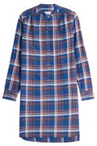 Closed Closed Flannel Check Dress - Blue