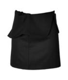 J.w. Anderson Wool Mini-skirt With Ruffled Waist