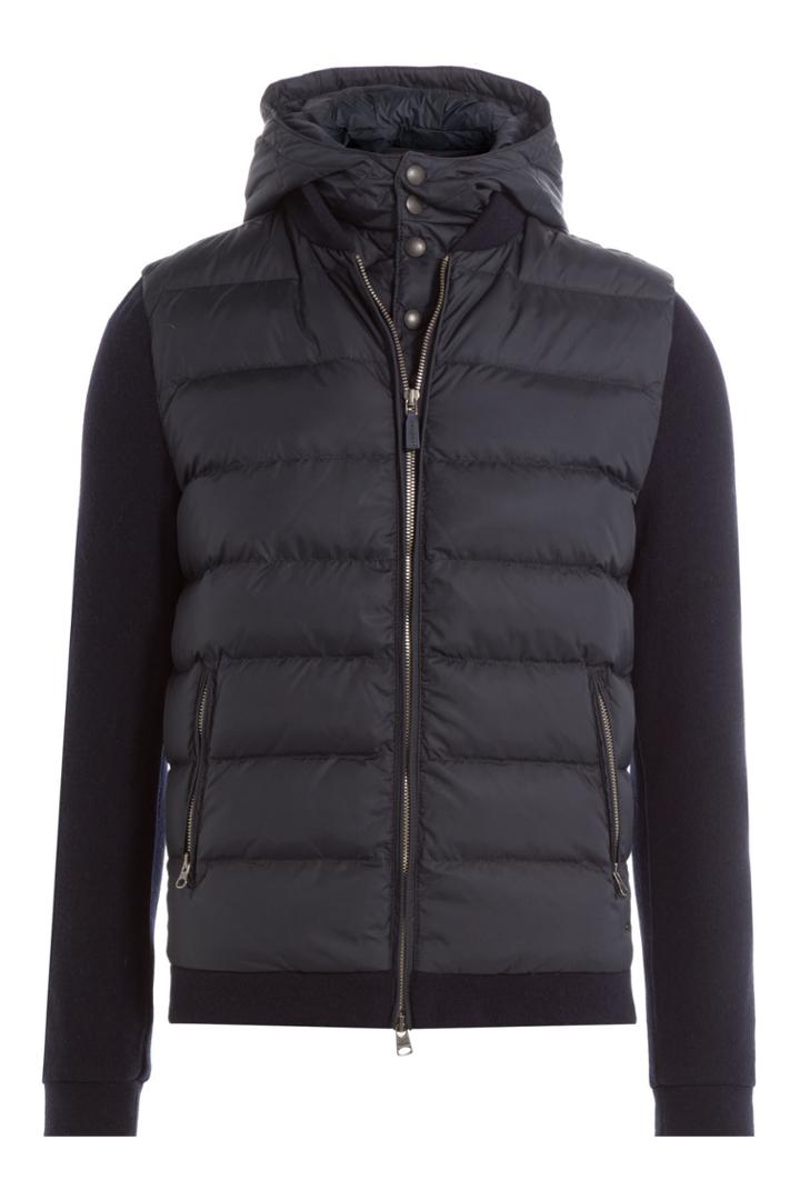 Woolrich Woolrich Puffer Coat With Contrast Sleeves