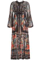 Roberto Cavalli Roberto Cavalli Printed Cotton Maxi Dress