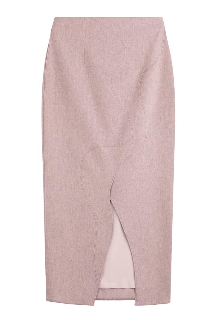 Roksanda Ilincic Roksanda Ilincic Slotted Wool Midi-skirt - Multicolored