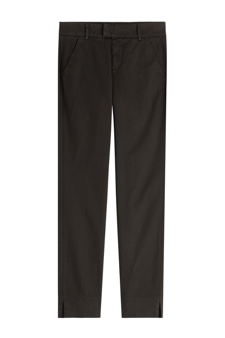 Seven For All Mankind Seven For All Mankind Cotton Chinos - Black
