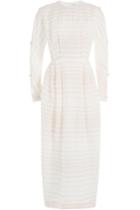 Emilia Wickstead Emilia Wickstead Knitted Midi Dress With Cut-out Sleeves