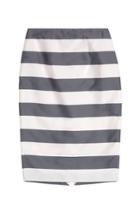 Burberry London Burberry London Silk-cotton Striped Skirt - Stripes