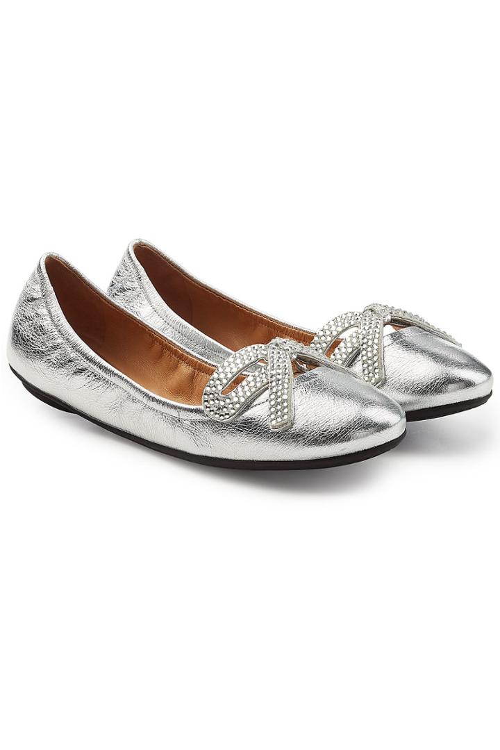 Marc Jacobs Marc Jacobs Willa Leather Ballerinas