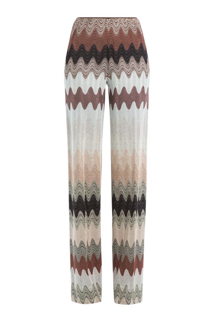 Missoni Missoni Wide Leg Crochet Knit Pants - Multicolor