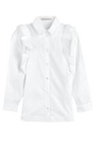 Simone Rocha Simone Rocha Cotton Shirt With Ruffles - White