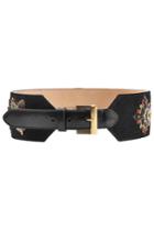 Etro Etro Embellished Suede Belt - Black
