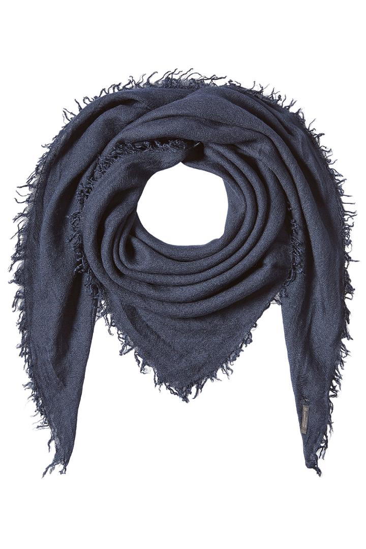 Faliero Sarti Faliero Sarti Cashmere Scarf With Silk - Blue