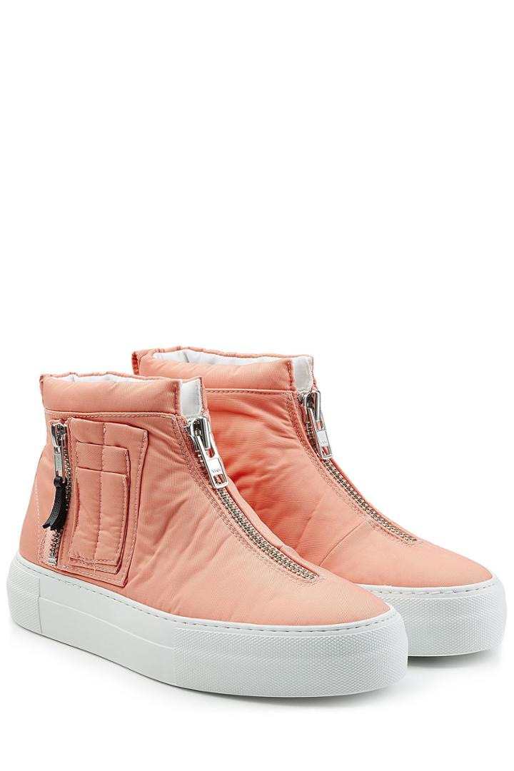 Joshua Sanders Joshua Sanders Fabric Sneakers With Zippers