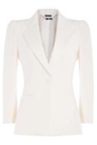 Alexander Mcqueen Alexander Mcqueen Tailored Wool Blazer - White