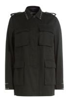 Valentino Valentino Rockstud Cotton Jacket - Black