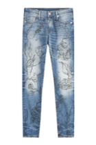 True Religion True Religion Halle Jeans With Floral Print