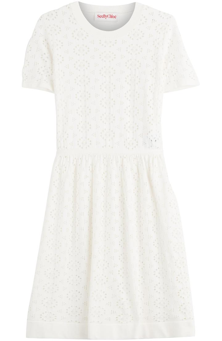 See By Chlo Stretch Dress With Cut-out Detail