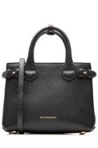 Burberry Shoes & Accessories Burberry Shoes & Accessories Small Banner Leather Tote - Black
