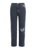 M I H M I H Straight Leg Cropped Jeans - None