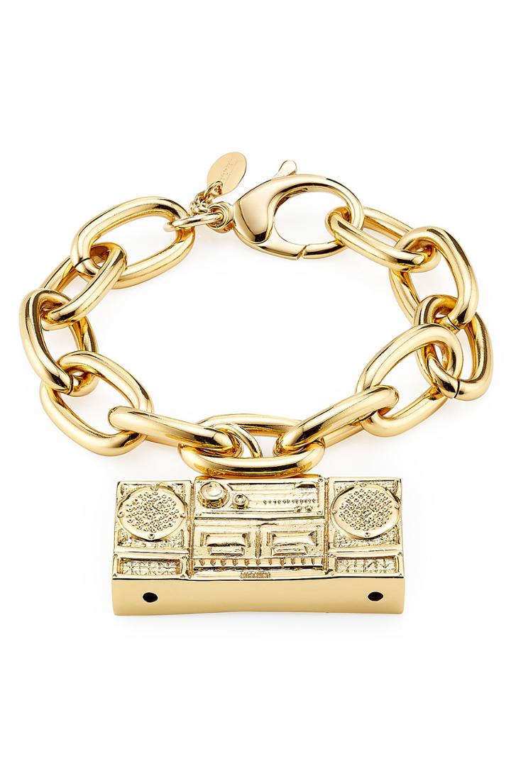 Moschino Moschino Gold-tone Brass Bracelet