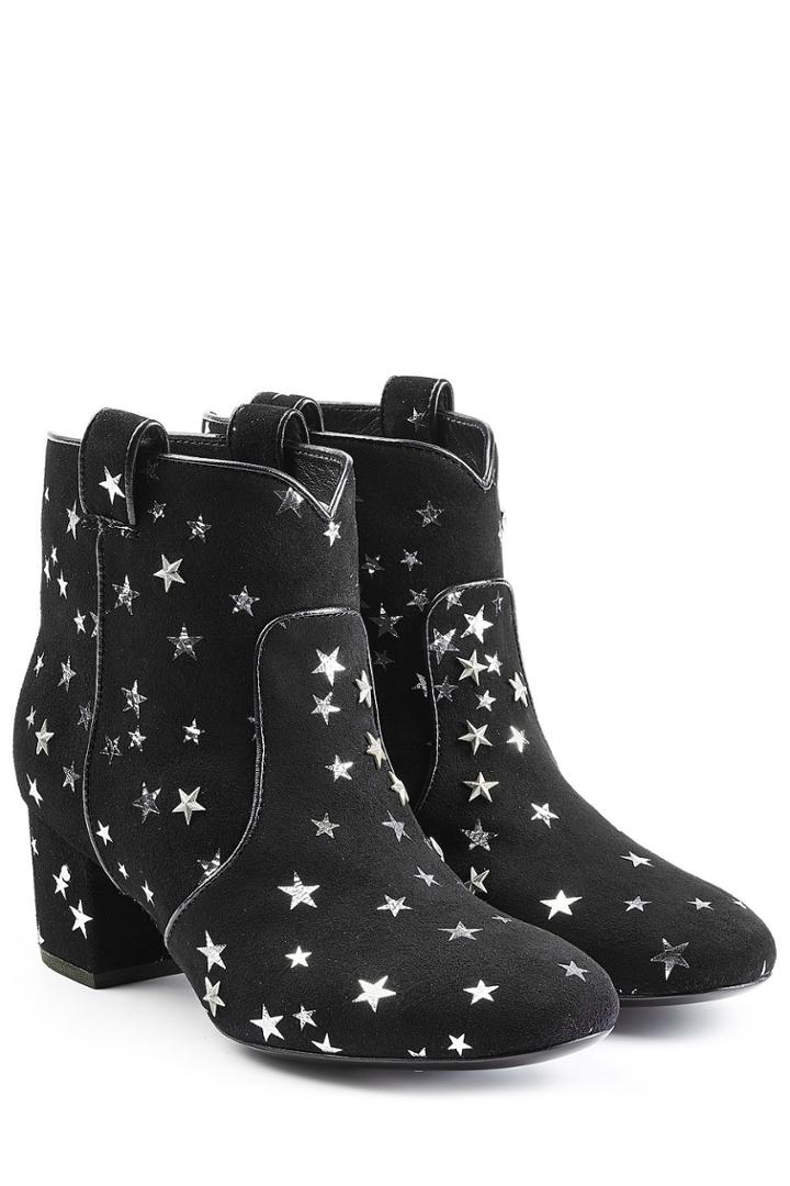 Laurence Dacade Laurence Dacade Suede Ankle Boots With Star Print