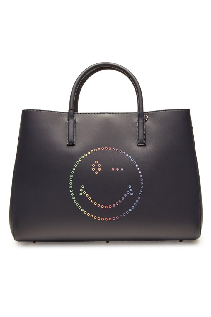 Anya Hindmarch Anya Hindmarch Ebury Maxi Wink Leather Tote