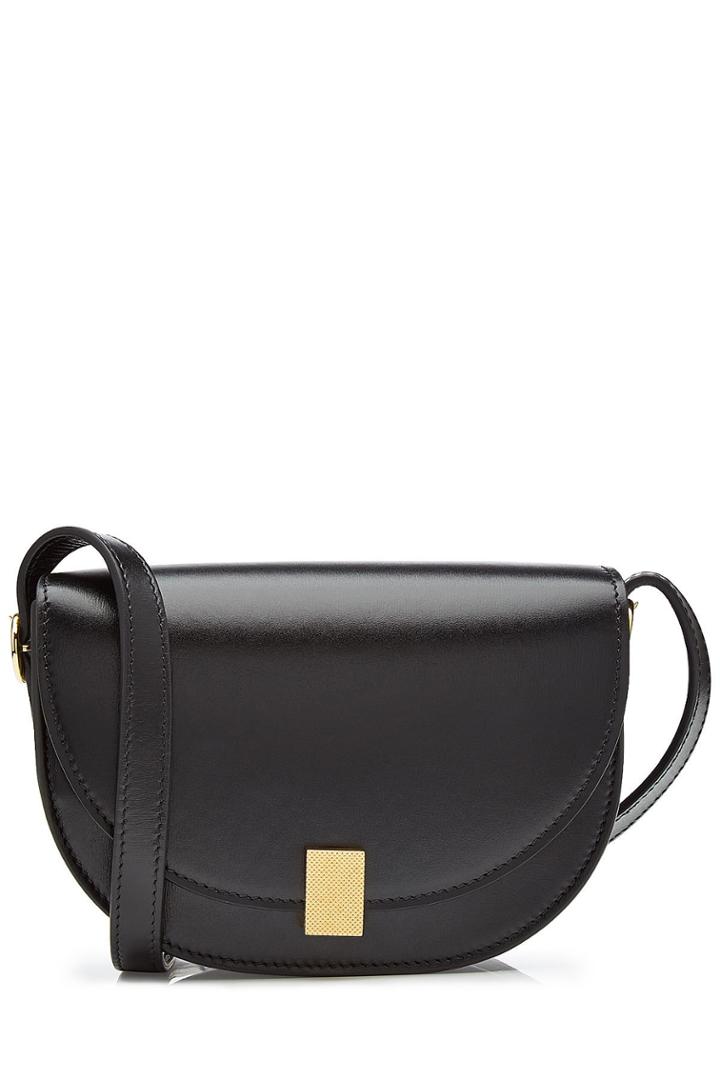 Victoria Beckham Victoria Beckham Nano Half Moon Box Leather Shoulder Bag