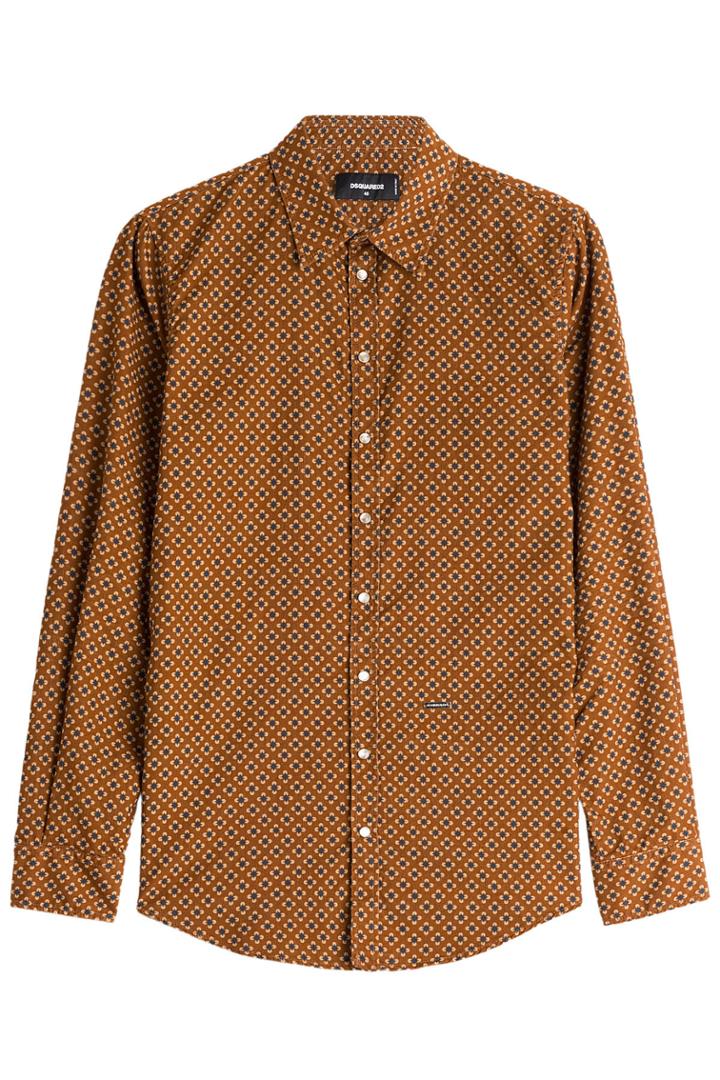 Dsquared2 Dsquared2 Printed Cotton Shirt - None