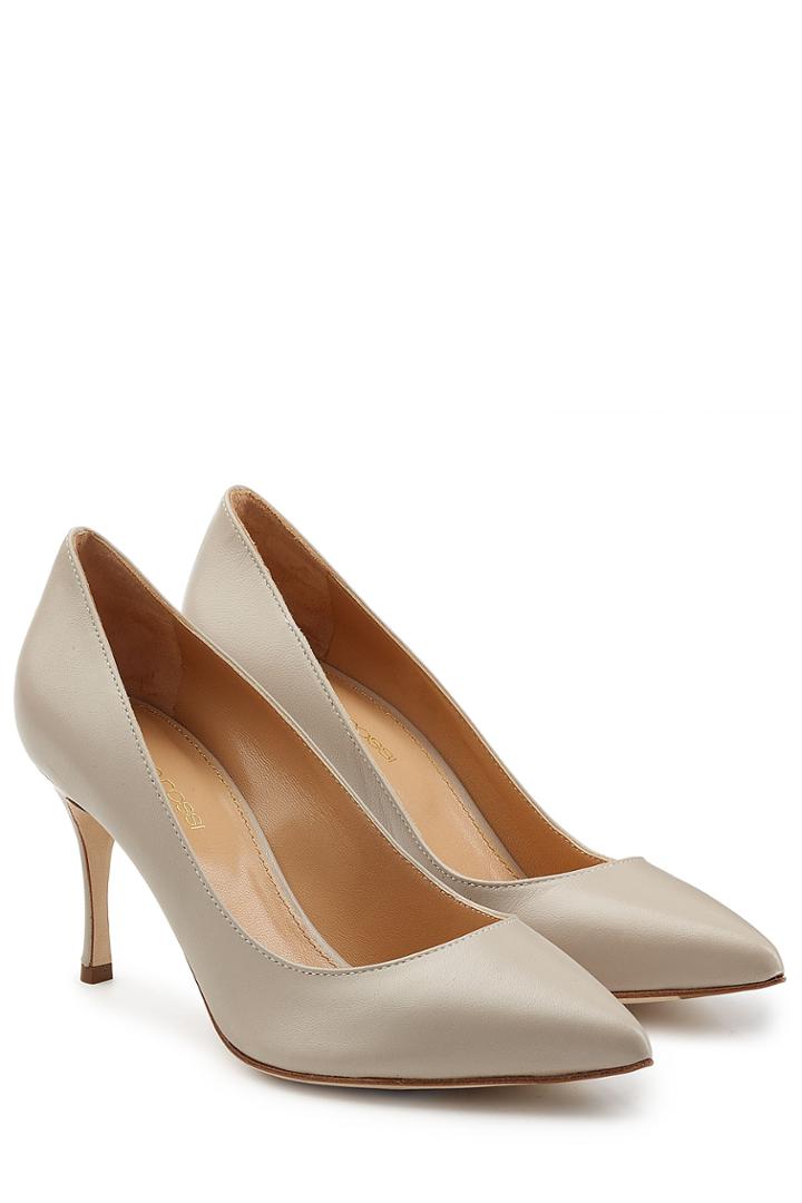 Sergio Rossi Sergio Rossi Leather Pumps - Grey