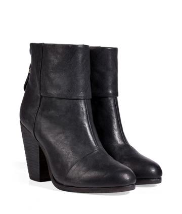 Rag & Bone Leather Classic Ankle Boots In Black