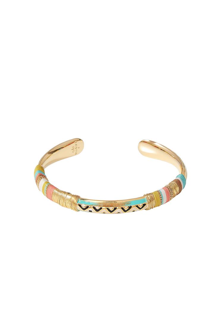 Gas Bijoux Gas Bijoux Massai 24kt Gold-plated Bracelet
