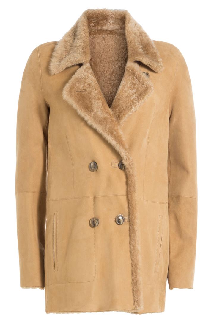 Closed Closed Reversible Shearling Jacket - Camel