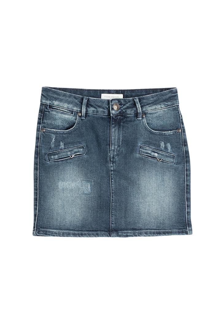 Pierre Balmain Pierre Balmain Denim Mini Skirt - None
