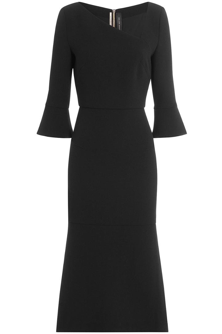 Roland Mouret Roland Mouret Wool Dress - Black