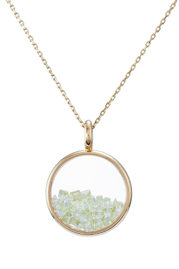 Aur Lie Bidermann Aur Lie Bidermann 18kt Yellow Gold Chivor Necklace With Peridot