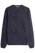 Etro Etro Wool Paisley Print Pullover - Black