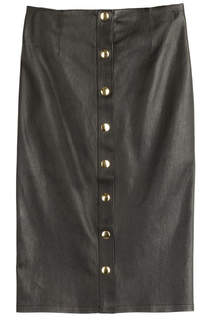 Fausto Puglisi Fausto Puglisi Leather Pencil Skirt