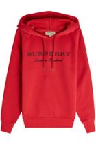 Burberry Burberry Embroidered Cotton Hoodie