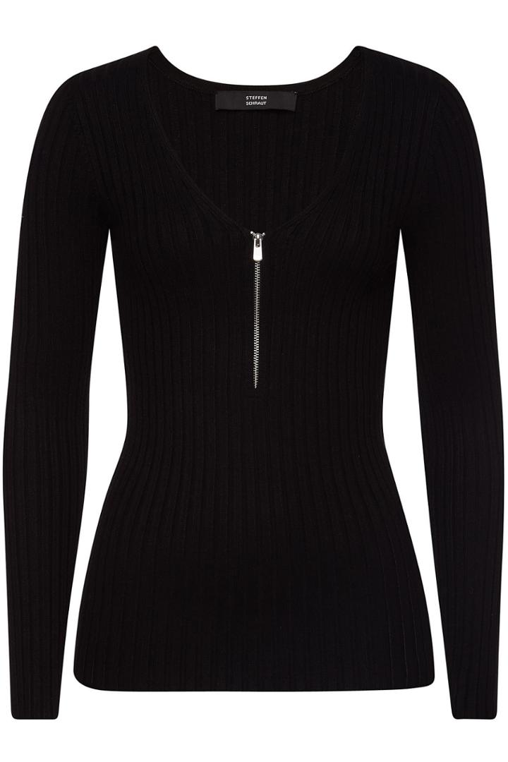 Steffen Schraut Steffen Schraut Zipped Knit Top