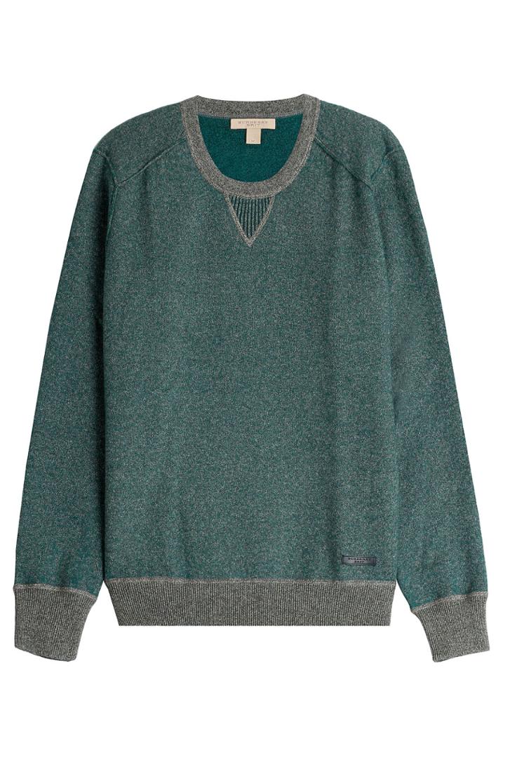 Burberry Brit Burberry Brit Wool-cotton Pullover - Green