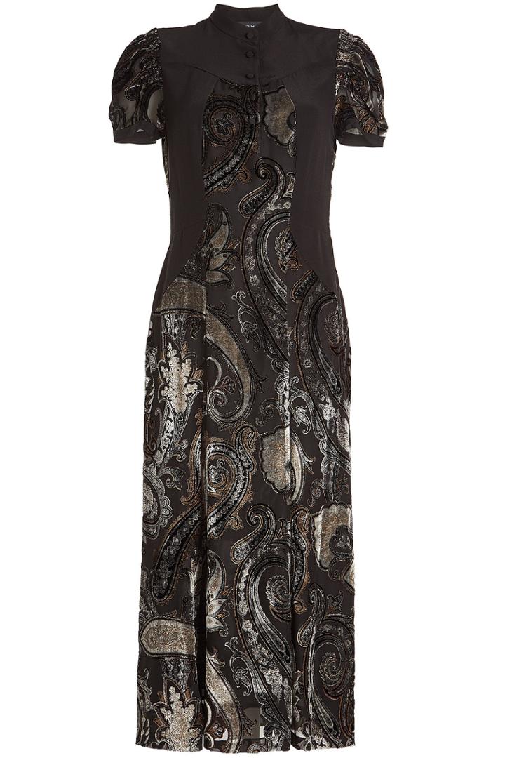 Etro Etro Devoré Dress With Silk