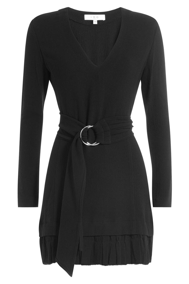 Iro Iro Dress With Belt - Black