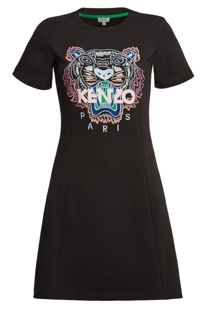 Kenzo Kenzo Cotton Short Sleeve Sweatshirt Dress