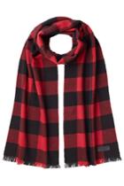 Dsquared2 Dsquared2 Wool Buffalo Check Scarf - Red