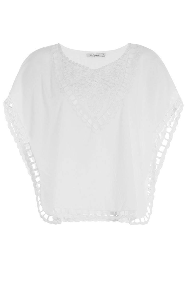 Mes Demoiselles Mes Demoiselles Cotton Blouse With Cut-out Deatil