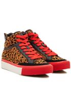 Rag & Bone Rag & Bone Army High-top Sneakers With Leather And Printed Suede