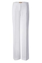 Michael Kors Collection Michael Kors Collection Linen Wide Leg Pants - White