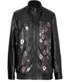 Anthony Vaccarello Embellished Leather Jacket