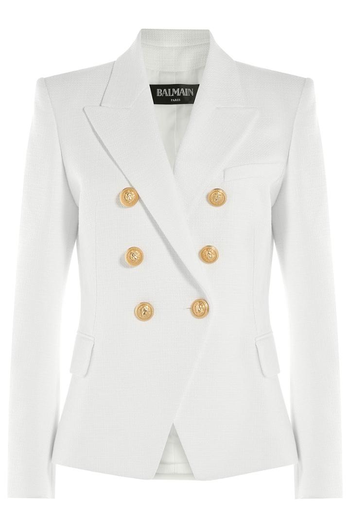 Balmain Balmain Cotton Blazer - Camel