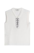 Fendi Cashmere Pullover With Embellishment