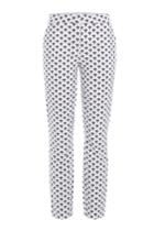 Diane Von Furstenberg Diane Von Furstenberg Printed Cotton Pants - White
