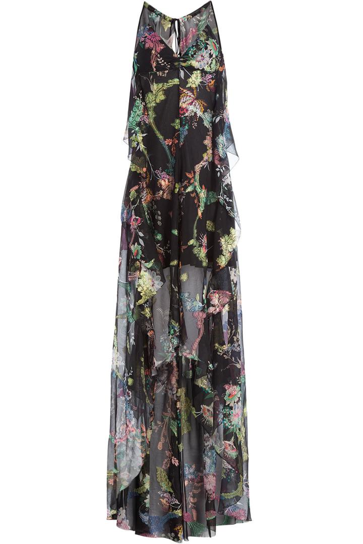 Etro Etro Silk Chiffon Maxi Dress